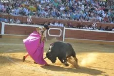 Una imagen de esta tarde en el coso de San Benito. /SN