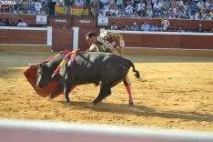 Una imagen de esta tarde en el coso de San Benito. /SN