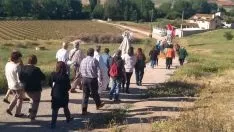 Romería a la atalaya de Quintanilla de Tres Barrios./ @Leopoldo Torre