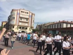 Salida de la Comitiva Oficial de Soria.