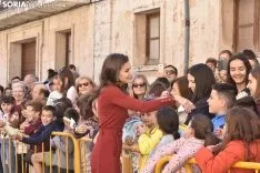 La Reina Letizia visita El Burgo de Osma.