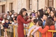 La Reina Letizia visita El Burgo de Osma.