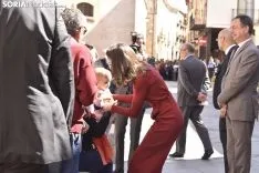 La Reina Letizia visita El Burgo de Osma.