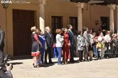 La Reina Letizia visita El Burgo de Osma.
