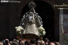 Una imagen de la solemnidad mariana en Ágreda este sábado. /Nacho Grijalbo