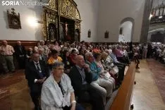 Una imagen de la solemnidad mariana en Ágreda este sábado. /Nacho Grijalbo