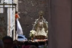 Una imagen de la solemnidad mariana en Ágreda este sábado. /Nacho Grijalbo