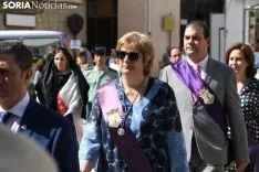 Una imagen de la solemnidad mariana en Ágreda este sábado. /Nacho Grijalbo