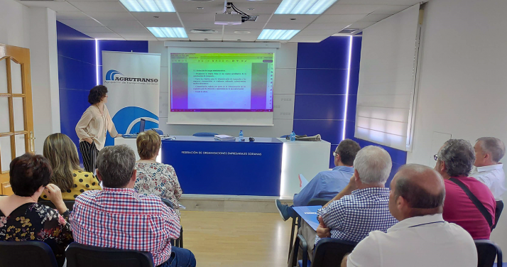 Una imagen de la jornada de AGRUTRANSO en FOES.