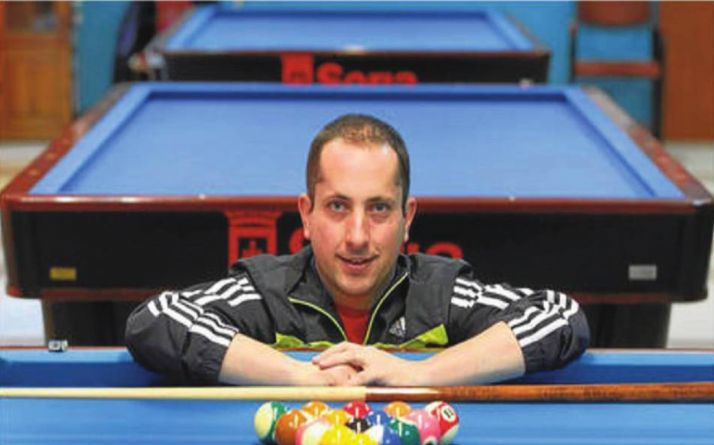 Carlos Cortés partiipa en el Open de Pamplona.