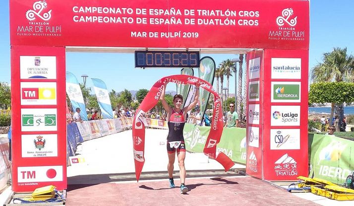 El soriano en su participación en el campeonato celebrado en la localidad de Almería. 