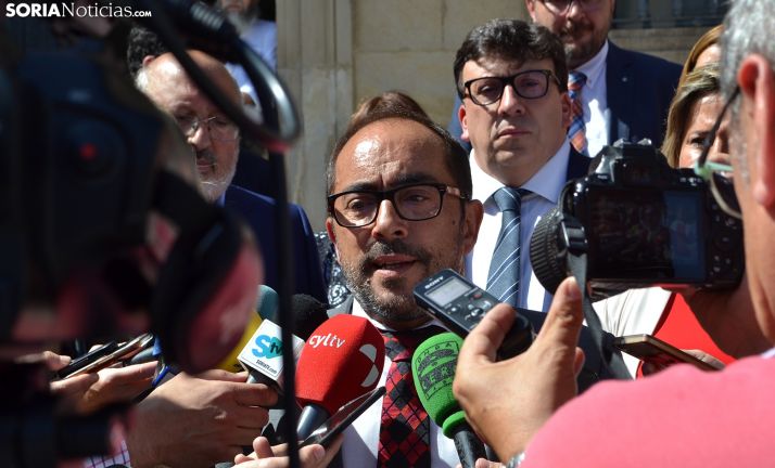 Luis Rey, minutos antes del pleno constitutivo. /SN 