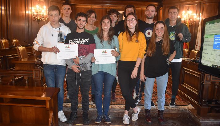 Jóvenes participantes en la convocatoria municipal. /Ayto