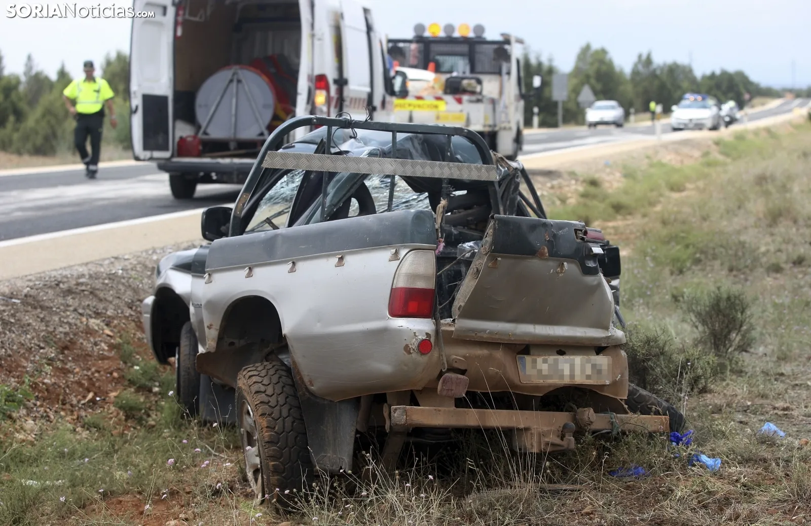 Foto 2 - AMPLIACI&Oacute;N: Un fallecido en un accidente en Calata&ntilde;azor
