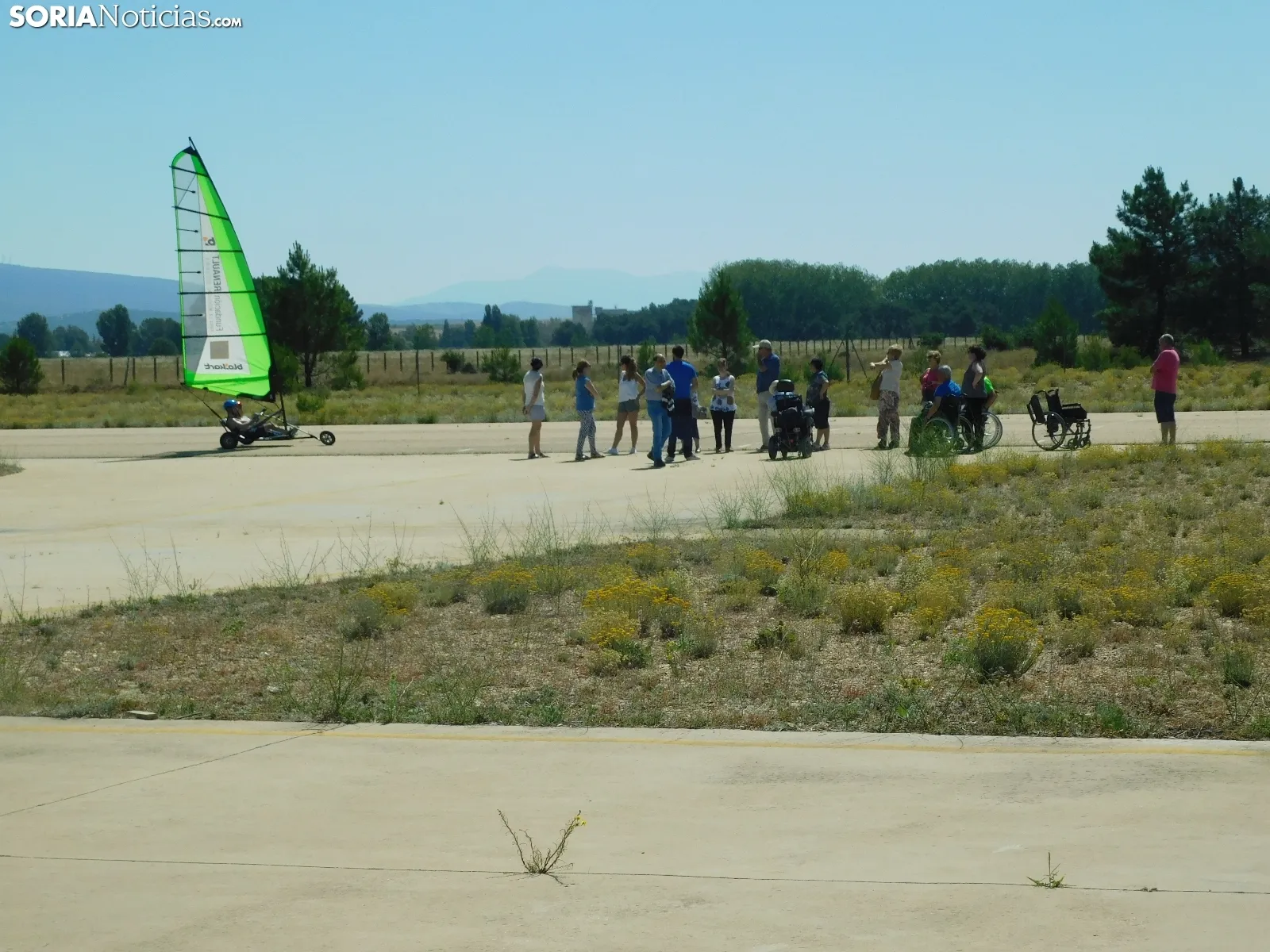 Una imagen de este sábado en el aeródromo. /SN