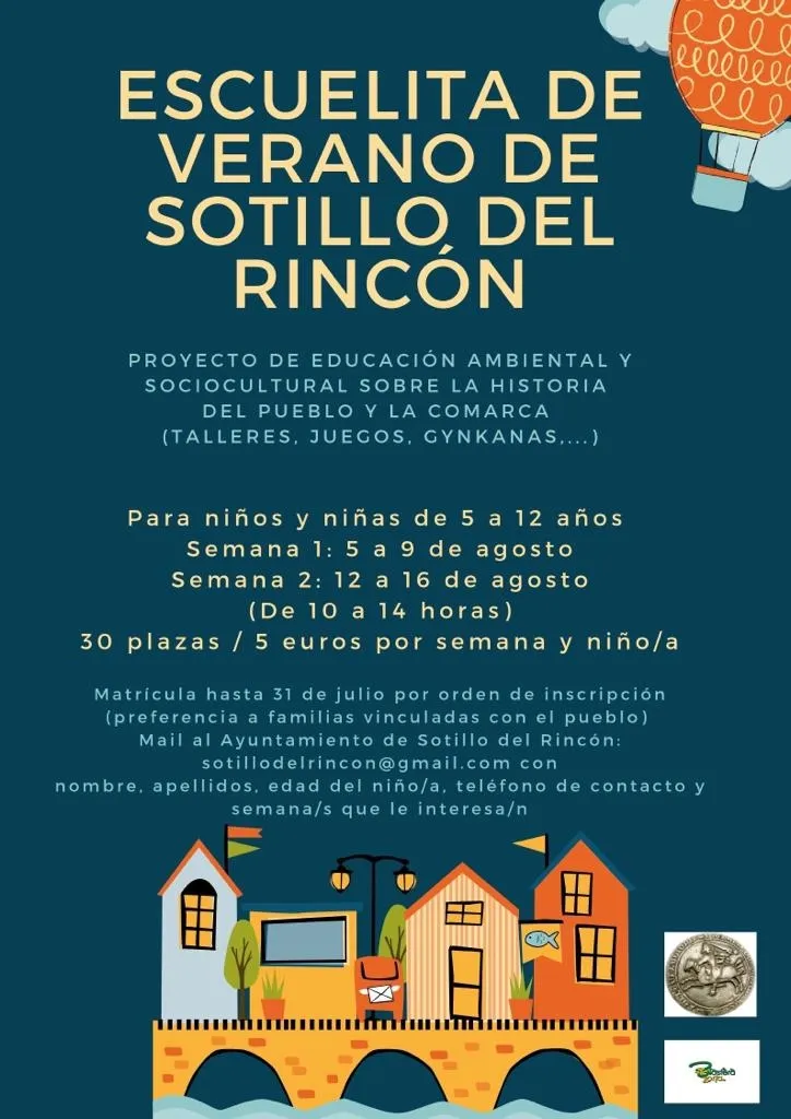 El cartel del proyecto veraniego. 