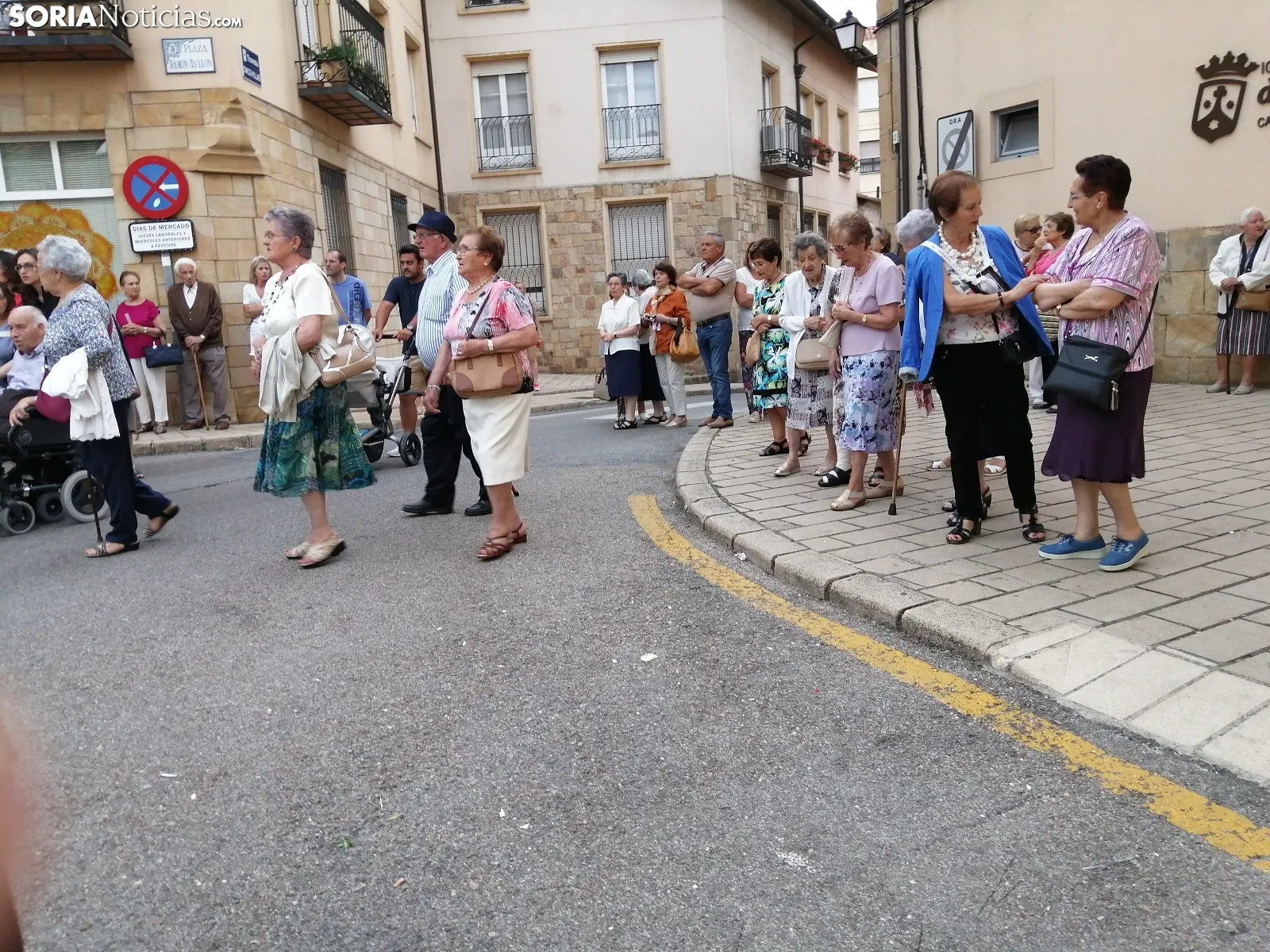 Una imagen de la procesión este martes. /SN