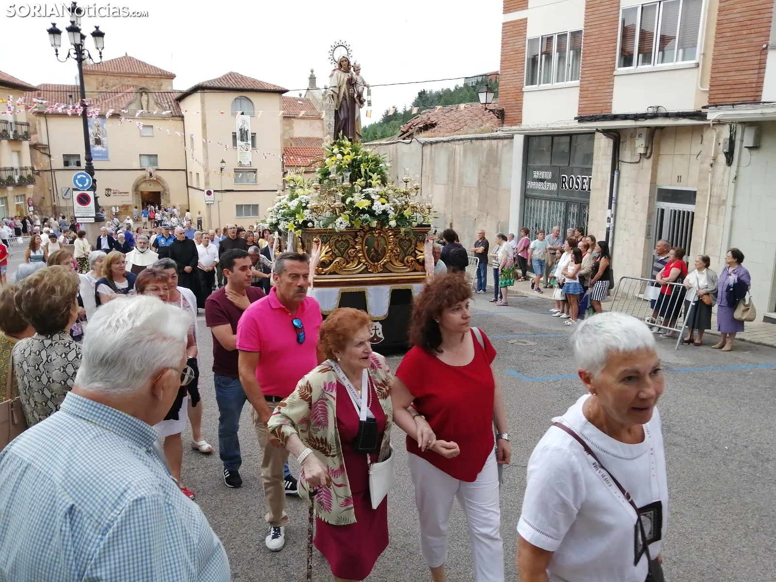 Una imagen de la procesión este martes. /SN