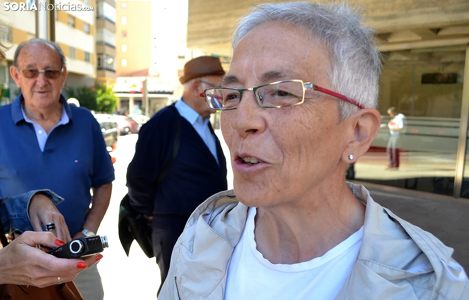 Nieves Orte, una de las portavoces de la plataforma. /SN