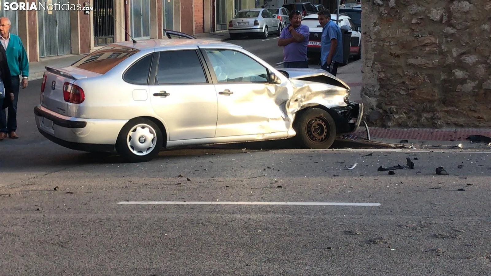Foto 2 - Una persona herida en un accidente en Garc&iacute;a Solier