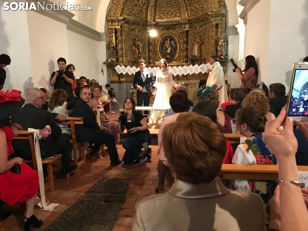 Una imagen de la especial jornada vivida este sábado en Montenegro de Ágreda. /SN
