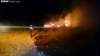 Imagen de un fuego forestal nocturno ocurrido en la provincia. /SN 