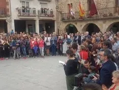 Manifestación en Salas contra el crimen machista