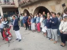 Manifestación en Salas contra el crimen machista