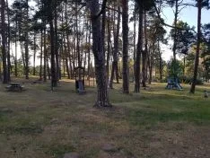 Estado del parque infantil de la Playa Pita.