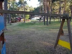 Estado del parque infantil de la Playa Pita.