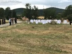 Una imagen del ambiente del pueblo este sábado. /SN