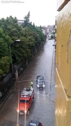 Una imagen de los efectos de la tormenta. /SN