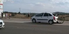 Uno de los vehículos involucrados. /SN