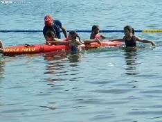 Foto 27 - 75 participantes en la primera traves&iacute;a a nado del Pantano