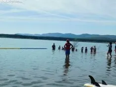 Foto 24 - 75 participantes en la primera traves&iacute;a a nado del Pantano