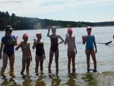 Foto 3 - 75 participantes en la primera traves&iacute;a a nado del Pantano