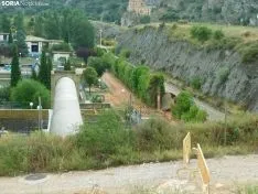 La depuradora hoy en Soria. SN
