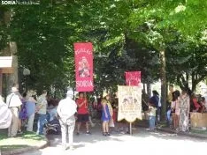 Una imagen de esta mañana en la capital soriana. /SN