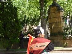 Una imagen de esta mañana en la capital soriana. /SN