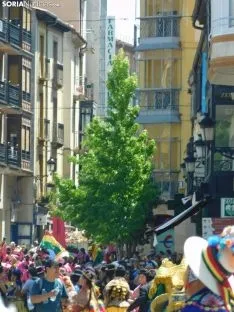 Una imagen de esta mañana en la capital soriana. /SN