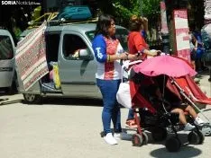 Una imagen de esta mañana en la capital soriana. /SN