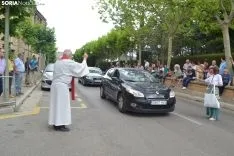 Una imagen de San Cristóbal en la capital. /SN