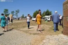 Una imagen de la romería de esta mañana en Cabrejas. /SN