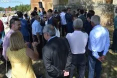 Una imagen de la romería de esta mañana en Cabrejas. /SN