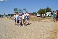 Una imagen de la romería de esta mañana en Cabrejas. /SN