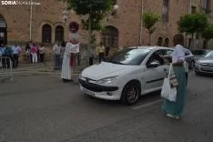 Una imagen de San Cristóbal en la capital. /SN