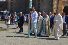 Una imagen de la romería de esta mañana en Cabrejas. /SN
