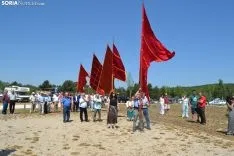 Una imagen de la romería de esta mañana en Cabrejas. /SN