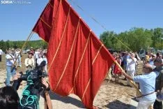 Una imagen de la romería de esta mañana en Cabrejas. /SN