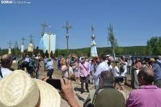 Una imagen de la romería de esta mañana en Cabrejas. /SN